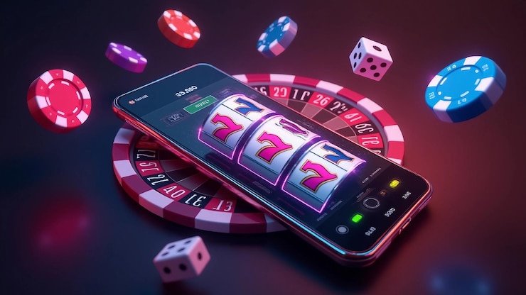 Live Andar Bahar table showing key card in centre with Andar and Bahar betting areas